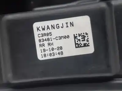 Автозапчастина б/у регулятор скла заднього правого для ssangyong korando amber 4x2 136 cv / 100 kw посилання на oem iam 7347037000  