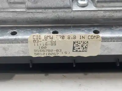 Second-hand car spare part gps navigation system for bmw x6 (e71) 3.5d oem iam references 17426231  