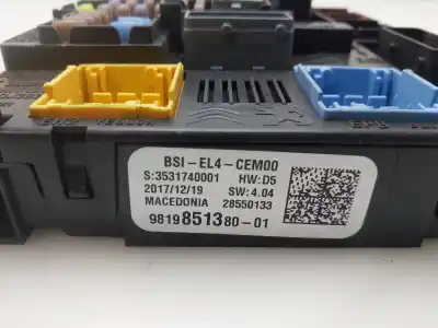 Second-hand car spare part bsi control unit for citroen c4 picasso live oem iam references 9819851380  