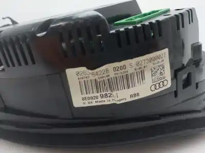 Автозапчасти б/у приборная доска за audi a4 b7 avant (8ed) 2.0 tdi 16v ссылки oem iam 8e0920982m  