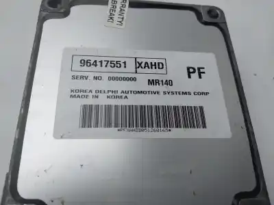 Second-hand car spare part ecu engine control for daewoo kalos (klas) 1.4 16v oem iam references 96417551  