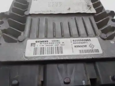 Pièce détachée automobile d'occasion calculateur moteur ecu pour renault scenic ii confort expression références oem iam 8200565863