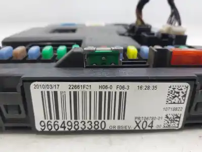 Second-hand car spare part bsi control unit for citroen c3 lx oem iam references 9664983380