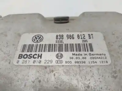 Автозапчасти б/у блок управления двигателем за seat leon (1m1) 1.9 tdi ссылки oem iam 038906012bt  
