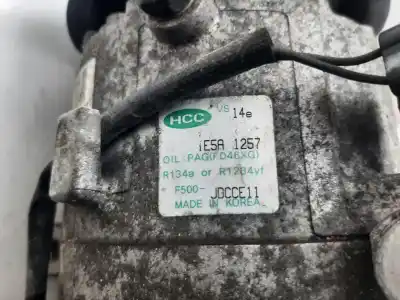 Pezzo di ricambio per auto di seconda mano compressore aria condizionata per kia pro_ceed concept plus 110 cv / 81 kw riferimenti oem iam f500jdcce11  