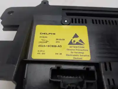 Peça sobressalente para automóvel em segunda mão comando de sofagem (chauffage / ar condicionado) por jaguar xf 3.0 v6 diesel s portfolio referências oem iam 8x2318c858ag