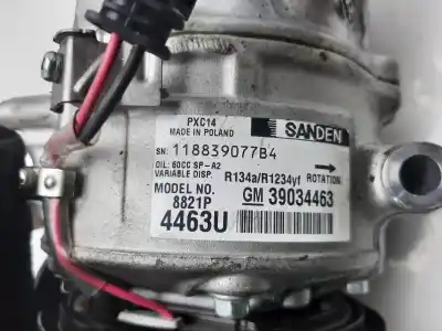 Gebrauchtes Autoersatzteil KLIMAKOMPRESSOR zum OPEL ASTRA K SPORTS TOURER (B16)  OEM-IAM-Referenzen 39034463  