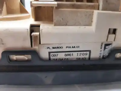 Peça sobressalente para automóvel em segunda mão comando de sofagem (chauffage / ar condicionado)  por opel combo tour referências oem iam 09196202  