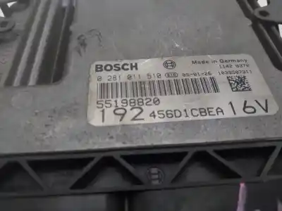 Peça sobressalente para automóvel em segunda mão centralina de motor uce por fiat stilo (192) 1.9 multijet 140 m.schumacher referências oem iam 55198820
