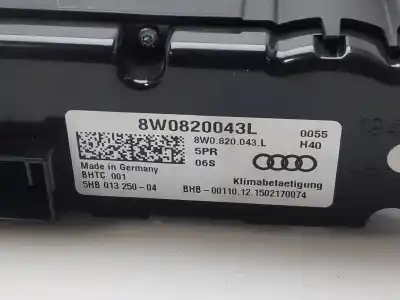 Автозапчасти б/у климат-контроль за audi a4 b9 (8w2, 8wc) 40 tdi ссылки oem iam 8w0820043l  