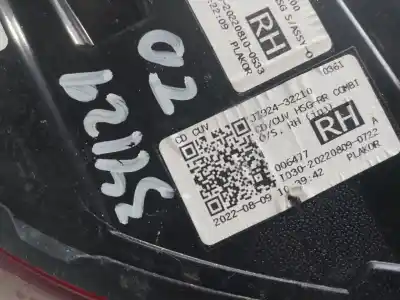 Second-hand car spare part right tailgate light for kia xceed drive oem iam references 92402j7350  