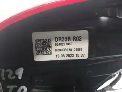 Second-hand car spare part right tailgate light for kia xceed drive oem iam references 92402j7350  