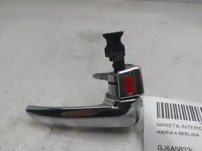 Автозапчастина б/у усередині передня права ручка для mazda 6 berlina (gg) 2.0 crtd 120 active посилання на oem iam gj6a58330e  