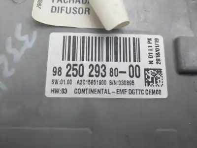 Second-hand car spare part multifunction display for citroen c4 picasso live oem iam references 9825029380  