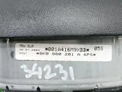 Автозапчастина б/у комплект подушки безпеки для audi a4 b8 (8k2) 2.0 tdi посилання на oem iam 8k0880201a   Автозапчастина б/у комплект подушки безпеки для audi a4 b8 (8k2) 2.0 tdi посилання на oem iam 8k0880201a