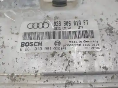 Автозапчастина б/у ебу контролер двигуна для audi a3 (8l) 1.9 tdi посилання на oem iam 038906019ft