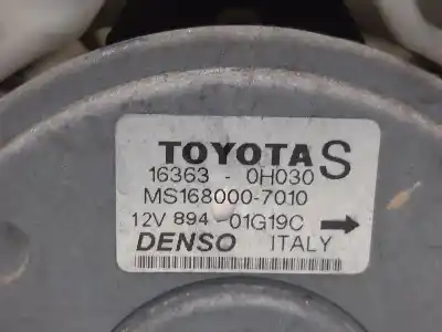 Peça sobressalente para automóvel em segunda mão TERMOVENTILADOR ELÉTRICO por TOYOTA COROLLA (E12)  Referências OEM IAM 163630H030  