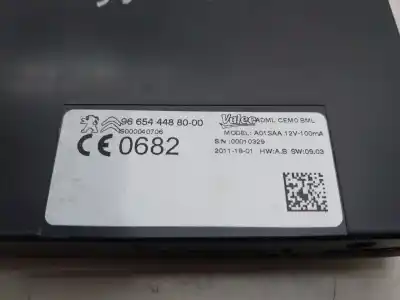 Second-hand car spare part electronic module for peugeot 508 gt oem iam references 9665444880  
