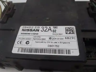 Second-hand car spare part electronic module for nissan navara pick-up (d40m) double cab se 4x4 oem iam references 284b2eb32a  