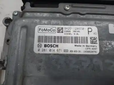 Peça sobressalente para automóvel em segunda mão centralina de motor uce por jaguar xf 3.0 v6 diesel s portfolio referências oem iam 9x2q12a650p