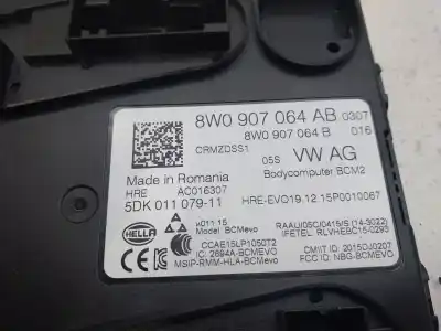 Автозапчасти б/у комфортный модуль за audi a4 b9 (8w2, 8wc) 40 tdi ссылки oem iam 8w0907064ab  