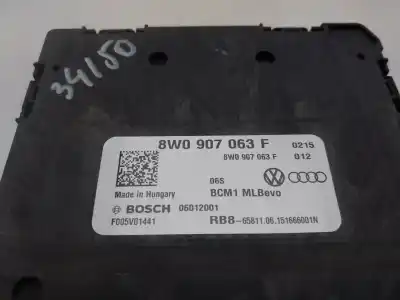 Автозапчасти б/у электронный модуль за audi a4 b9 (8w2, 8wc) 40 tdi ссылки oem iam 8w0907063f  