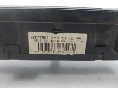 Peça sobressalente para automóvel em segunda mão COMANDO DE SOFAGEM (CHAUFFAGE / AR CONDICIONADO) por CITROEN C3 1.4 HDI (68 CV)  Referências OEM IAM 96377775XT  