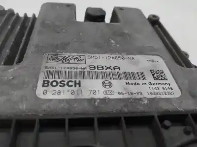 Second-hand car spare part ecu engine control for ford focus c-max (cap) ambiente (d) oem iam references 6m5112a650na