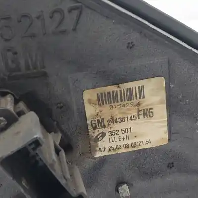 Peça sobressalente para automóvel em segunda mão espelho retrovisor esquerdo por opel signum elegance referências oem iam 24436145  