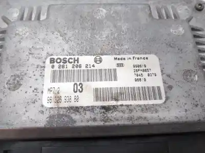 Second-hand car spare part ecu engine control for citroen saxo 1.6 vtl oem iam references 9632693880  