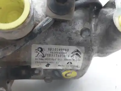 Pezzo di ricambio per auto di seconda mano compressore aria condizionata per peugeot rifter gt line standard riferimenti oem iam 9810349980  
