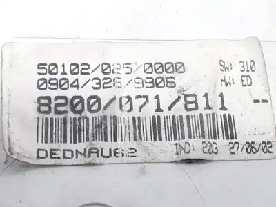 Автозапчастина б/у панель інструментів для renault scenic (ja..) 1.9 dti diesel 80 cv / 59 kw посилання на oem iam 8200038783  