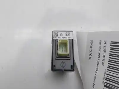 Second-hand car spare part switch for ssangyong korando amber 4x2 136 cv / 100 kw oem iam references 8540137010  