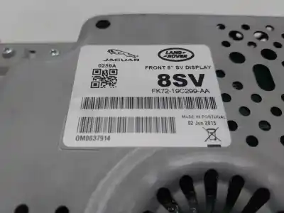 Second-hand car spare part multifunction display for jaguar xe prestige oem iam references fx7219c299aa  