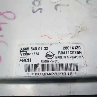 Автозапчасти б/у блок управления двигателем за ssangyong rodius xdi ссылки oem iam a6655400132  