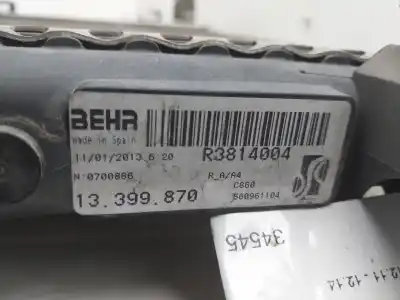 Pezzo di ricambio per auto di seconda mano radiatore d acqua per opel corsa d expression riferimenti oem iam 13399870  