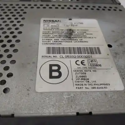 Second-hand car spare part AUDIO SYSTEM / RADIO CD for NISSAN PRIMERA BERLINA (P12)  OEM IAM references 28113AV700  