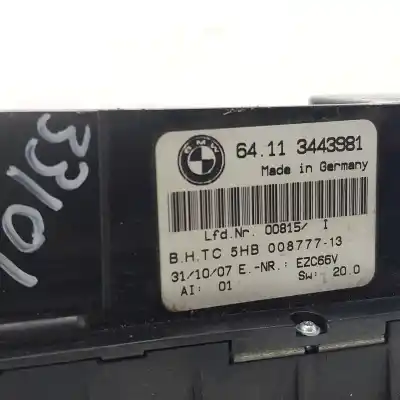 Recambio de automóvil de segunda mano de MANDO CLIMATIZADOR para BMW X3 (E83)  referencias OEM IAM 64113443981  