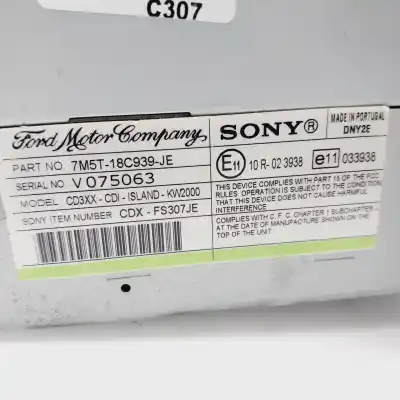 Peça sobressalente para automóvel em segunda mão sistema de áudio / rádio cd por ford focus lim. (cb4) trend referências oem iam 7m5t18c939je
