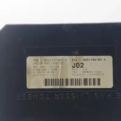 Recambio de automóvil de segunda mano de centralita bsi para peugeot 307 (s1) xs referencias oem iam 9651197480a  
