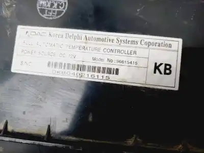Second-hand car spare part climate control for daewoo lacetti sx oem iam references 96615415  
