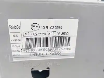 Автозапчастина б/у аудіо система / радіо cd для ford transit connect (tc7) furgón (2006->) посилання на oem iam 7m5t18c815bc  
