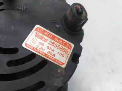 Peça sobressalente para automóvel em segunda mão alternador por chevrolet kalos 1.2 s (d/a) referências oem iam 96652100