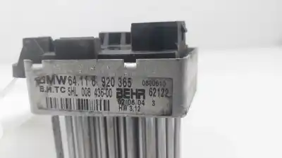 Pièce détachée automobile d'occasion RÉSISTANCE À LA CHAUFFE pour BMW SERIE 3 BERLINA (E46)  Références OEM IAM 64116920365  