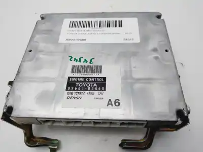 Second-hand car spare part ecu engine control for toyota corolla (e12) 2.0 d-4d sol sedán oem iam references 8966102a60  