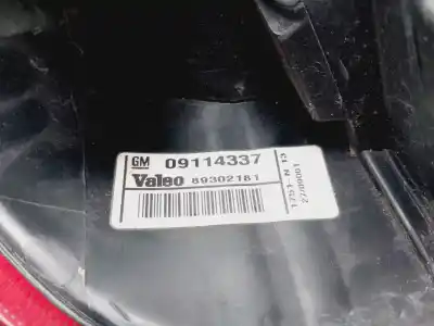 Автозапчастина б/у правий ліхтар для opel corsa c furgoneta/hatchback (x01) 1.2 16v (f08, w5l) посилання на oem iam 09114337  