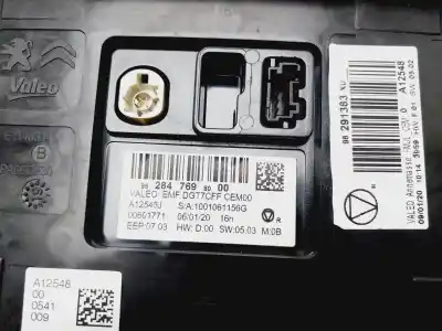 Second-hand car spare part multifunction display for citroen c3 elle oem iam references 9828476980  