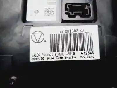 Second-hand car spare part multifunction display for citroen c3 elle oem iam references 9828476980