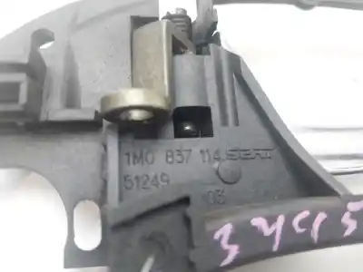 Автозапчастина б/у усередині передня права ручка для seat toledo (1m2) stella посилання на oem iam 1m0837114  