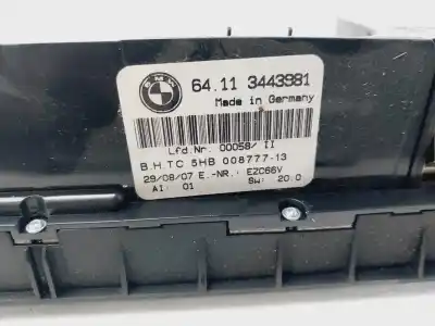 Peça sobressalente para automóvel em segunda mão comando de sofagem (chauffage / ar condicionado) por bmw x3 (e83) 2.0d referências oem iam 64113443981  